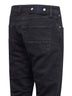 Jeans slim in denim stretch di cotone nero