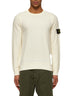 Ivory cotton crewneck sweater