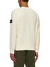 Ivory cotton crewneck sweater