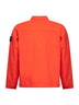 Orange cotton overshirt