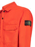 Orange cotton overshirt