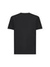 T-shirt in jersey nero con patch Compass