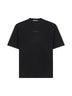 Black jersey printed T-shirt