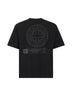 Black jersey printed T-shirt