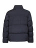 Piumino in reps di nylon riciclato blu
