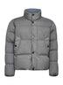 Grey recycled nylon reps down jacket