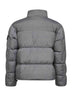 Grey recycled nylon reps down jacket