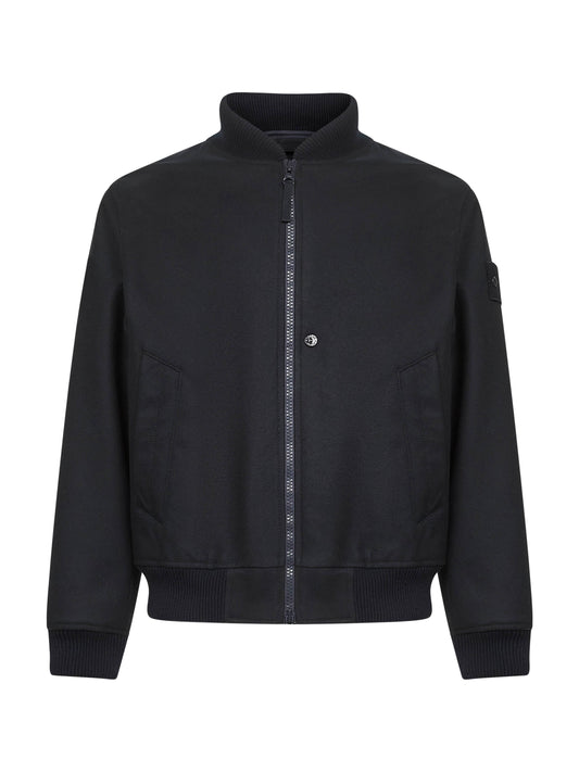 Blue Ghost Piece bomber jacket