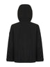 Black Ghost Piece hooded short parka