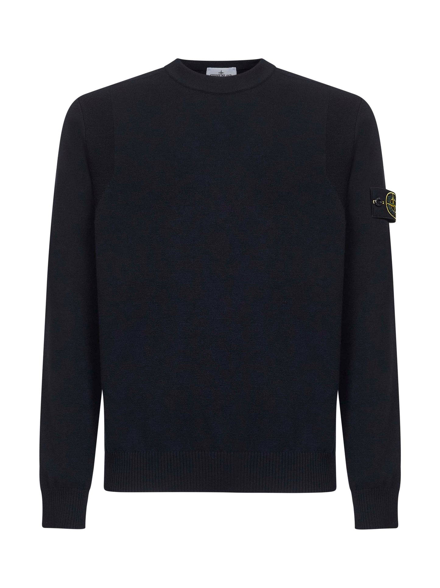 Blue RWS stretch wool crewneck sweater