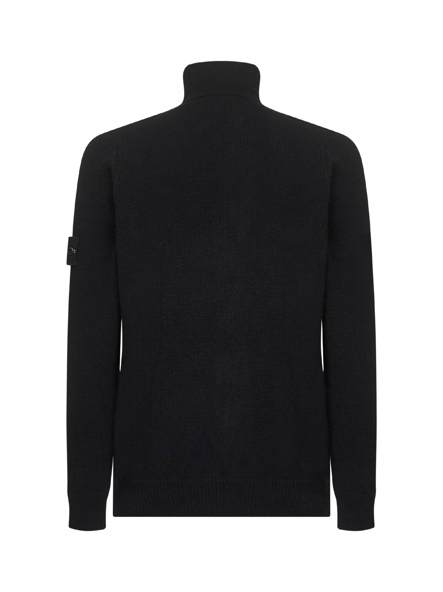 Cardigan nero con bottoni <BR/>