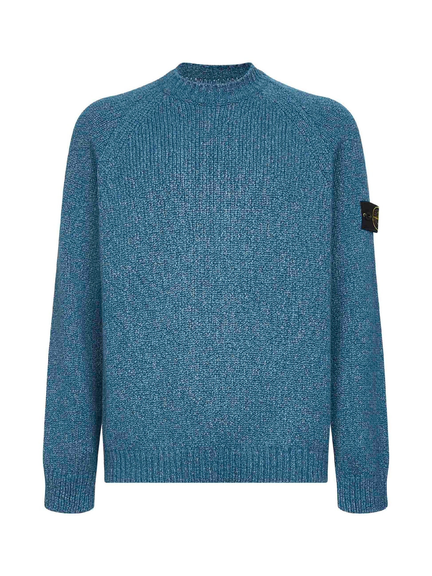 Crewneck sweater with raglan sleeves