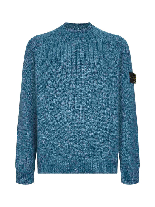 Maglione girocollo con maniche raglan