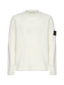 Maglia girocollo in misto lana avorio