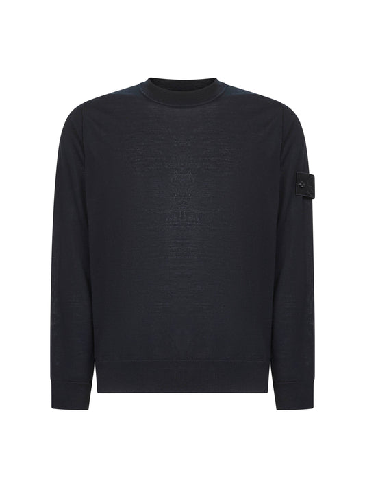 Blue Ghost Piece crewneck sweater