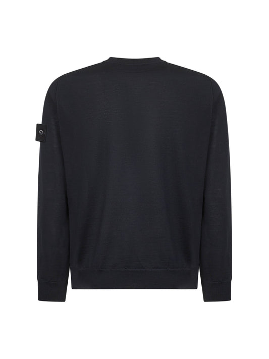 Blue Ghost Piece crewneck sweater