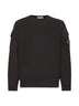 Grey cotton crewneck sweatshirt
