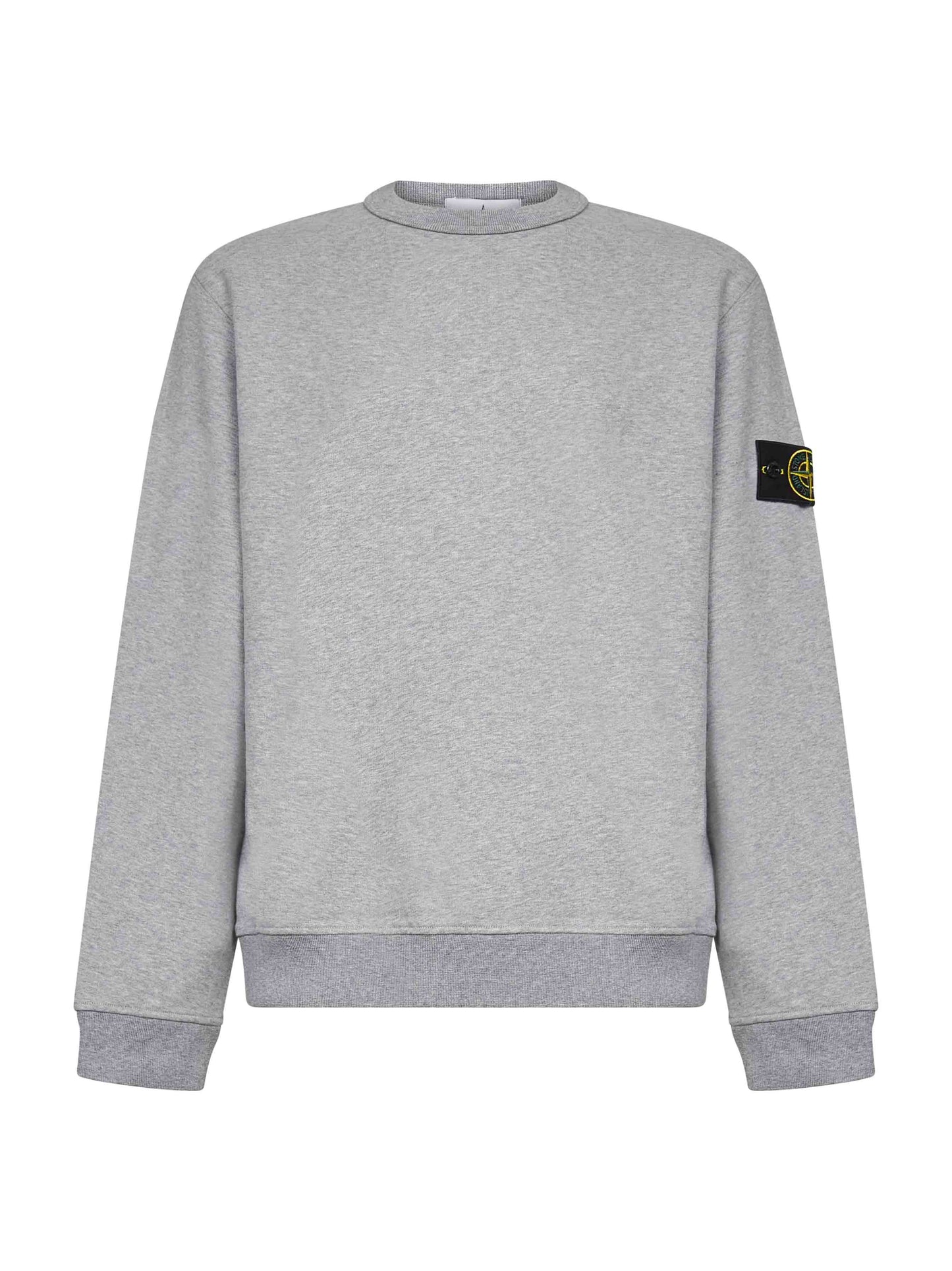Grey brushed organic cotton sweatshirt