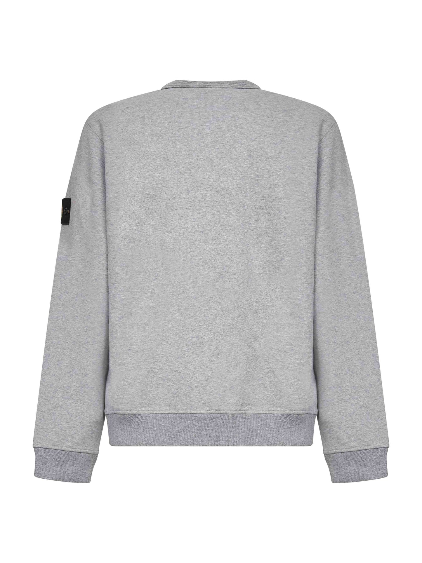 Grey brushed organic cotton sweatshirt