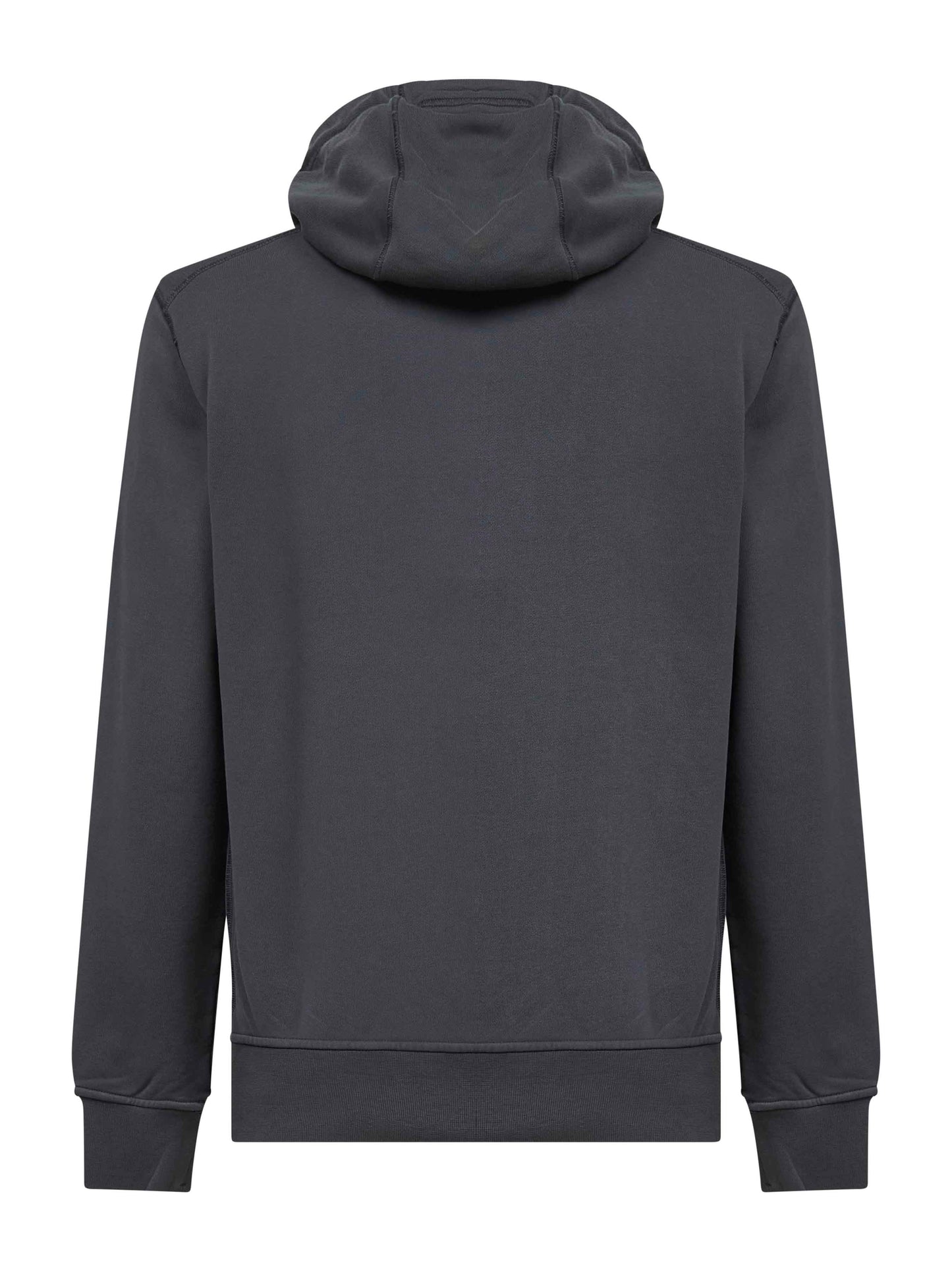 Grey organic cotton hoodie