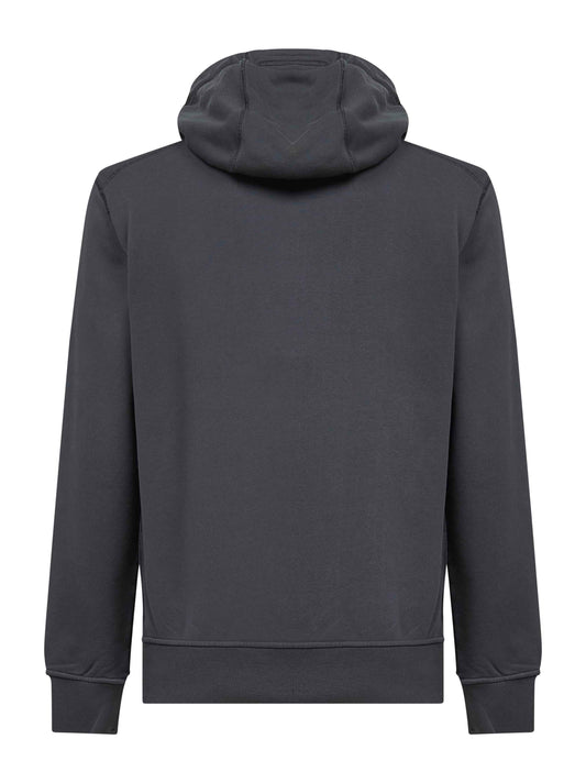 Grey organic cotton hoodie