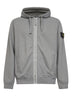 Grey zip-up hoodie