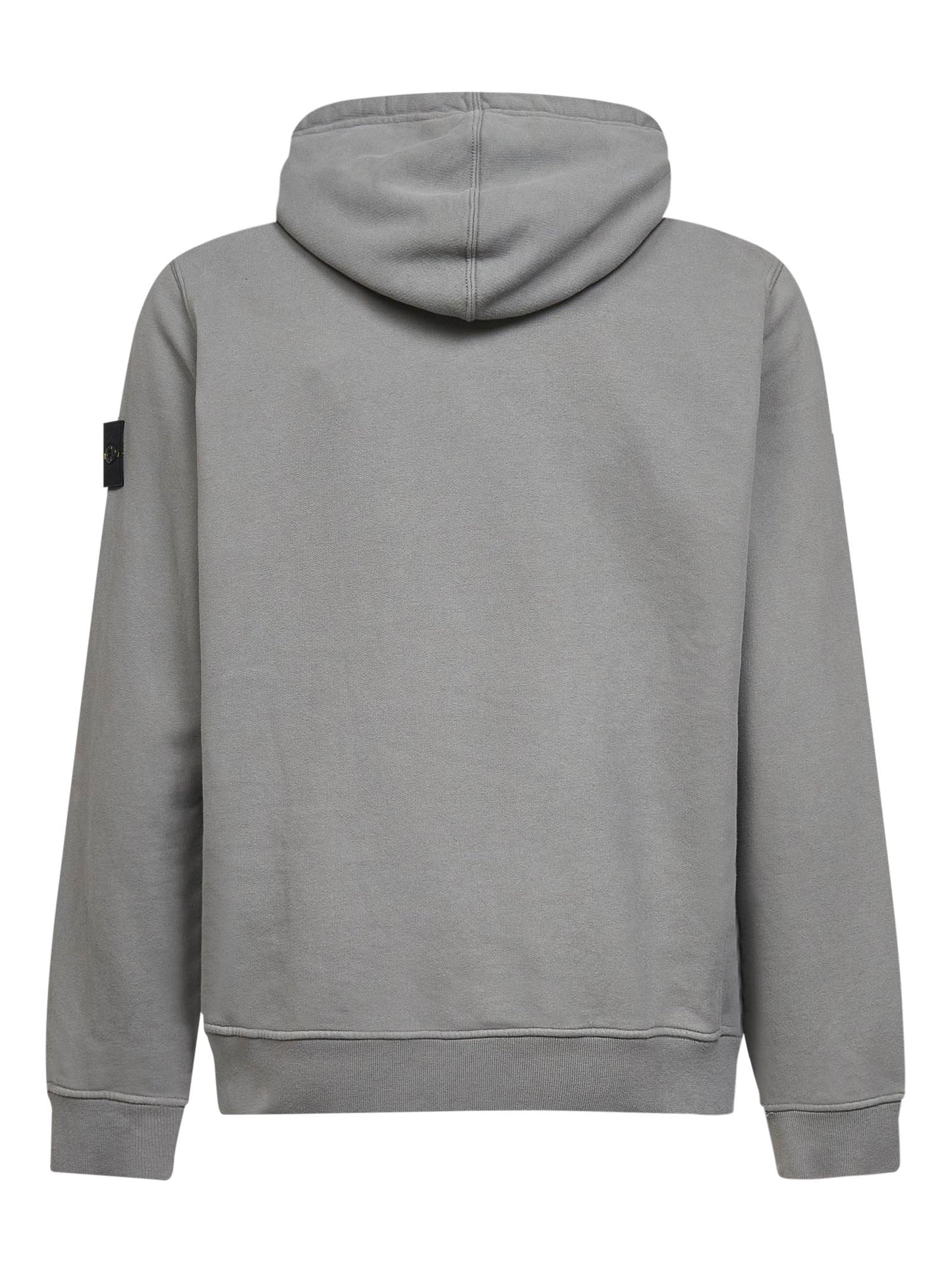 Grey zip-up hoodie