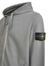 Grey zip-up hoodie