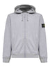 Grey zip-up hoodie