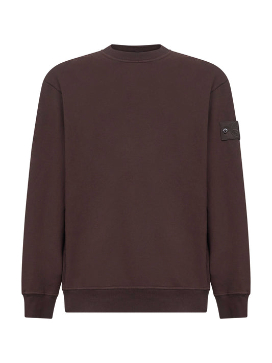 Brown stretch cotton Ghost sweatshirt
