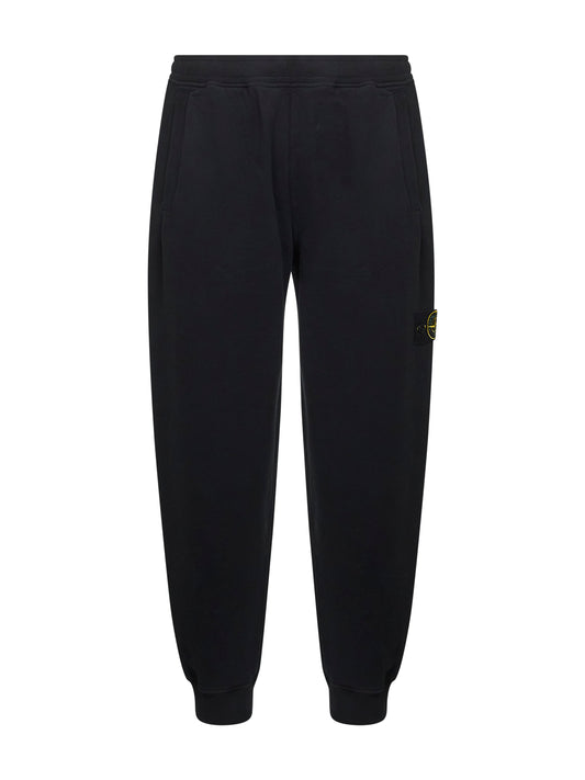 Pantaloni nero jogger Stone Island