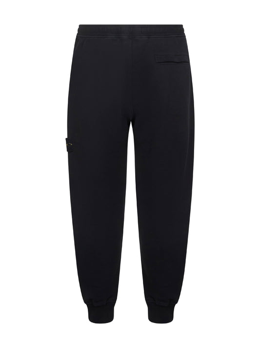 Pantaloni nero jogger Stone Island
