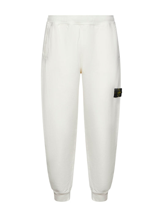 Pantaloni avorio jogger Stone Island