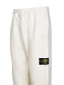 Ivory brushed organic cotton fleece joggers