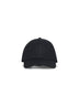 Black cotton rep logo baseball cap