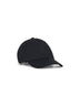 Black cotton rep logo baseball cap