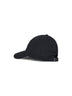 Black cotton rep logo baseball cap