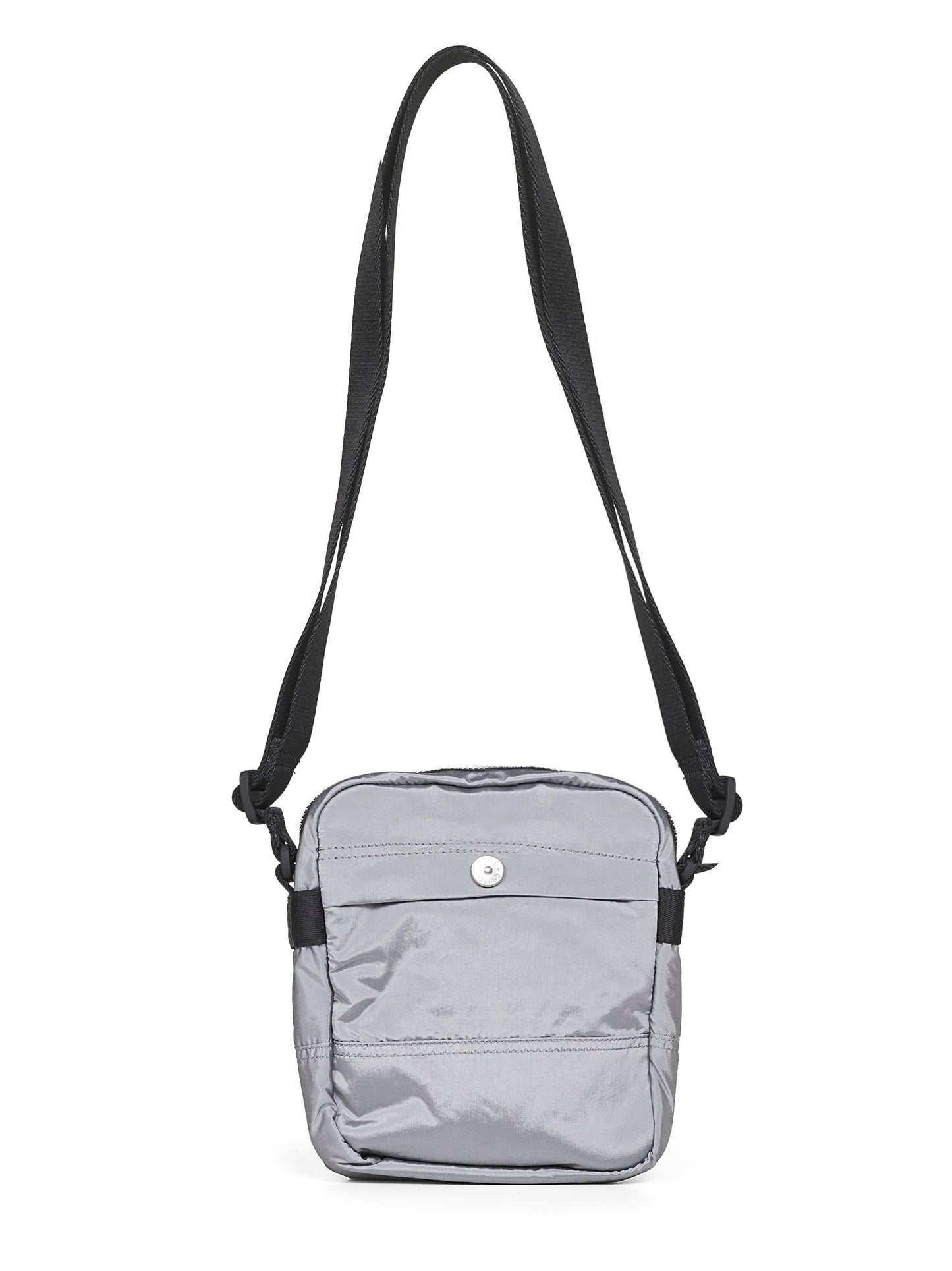 Grey crossbody pouch bag