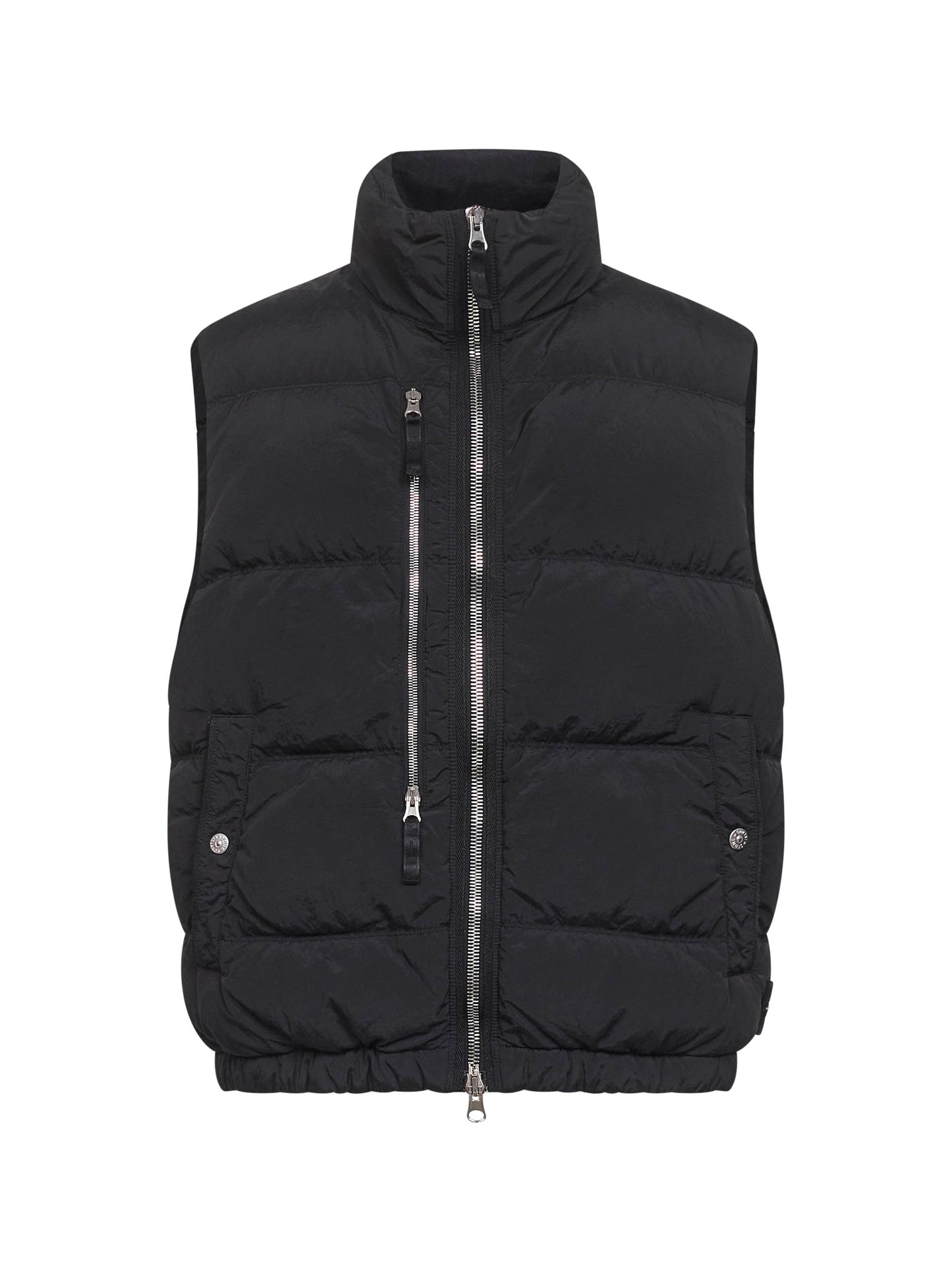 Black Nylon Metal padded vest