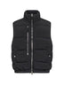 Black Nylon Metal padded vest