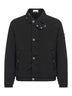Black lightweight canvas coach jacket