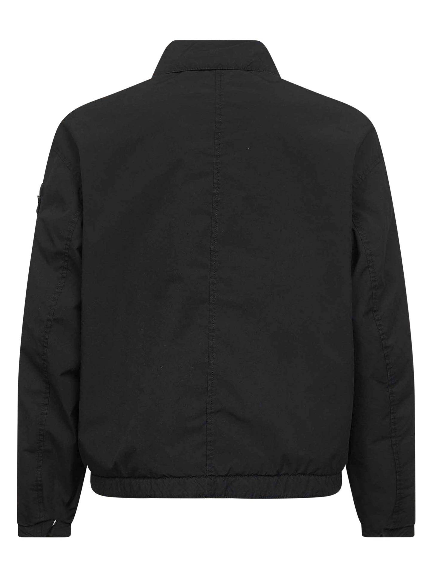 Black lightweight canvas coach jacket