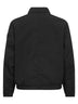 Black lightweight canvas coach jacket