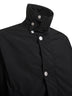 Black lightweight canvas coach jacket