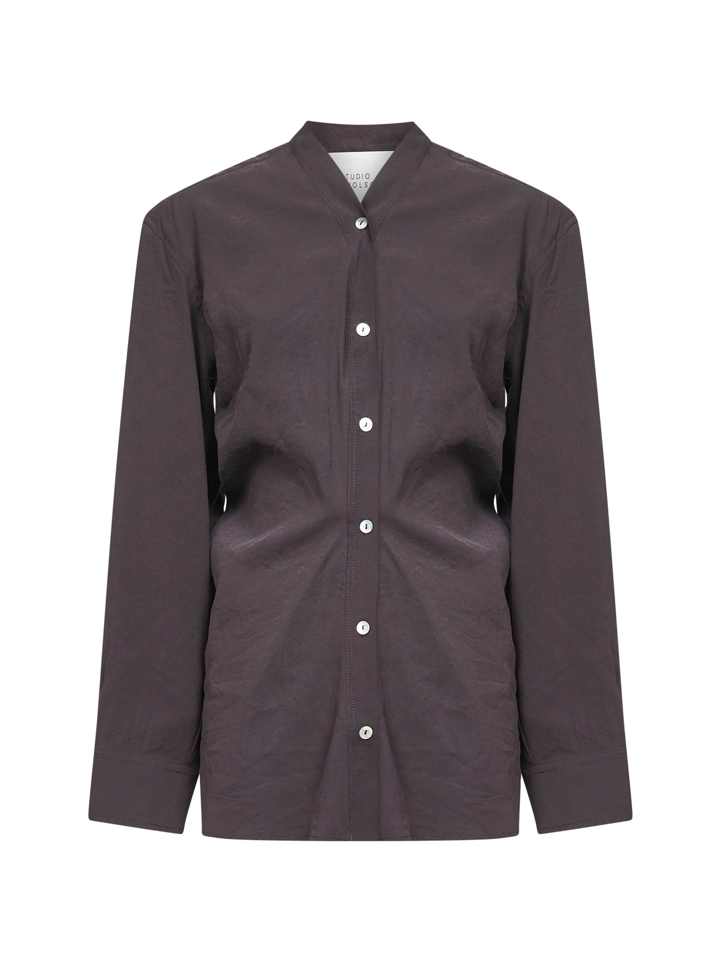 Brown modal blend Acre shirt