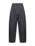 Pantaloni Acuna in lana grigio melange