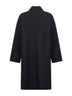 Blue Melton wool blend Cabo coat
