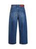 Blue denim Chalco cropped jeans