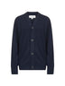 Blue extra fine merino wool Conan cardigan