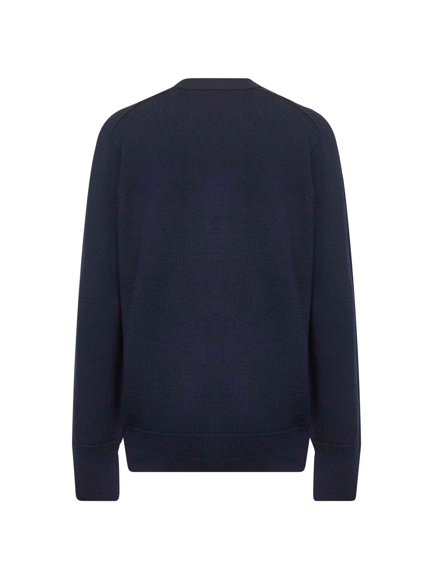 Blue extra fine merino wool Conan cardigan